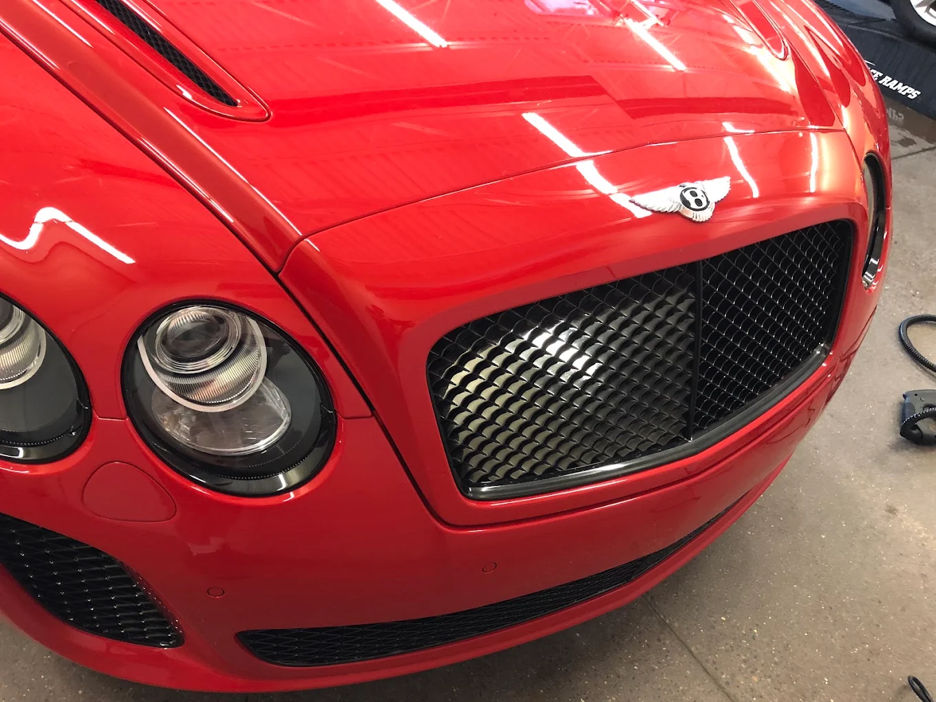 Red Bentley protected and finished at Executive Film